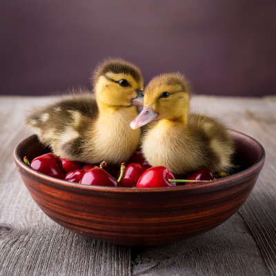 two lucky duckies